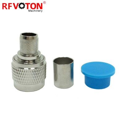 N Male Connector LMR-400 Cable RF Connector N type Plug Male Crimp For LMR400 RG8 Coaxial Cable Solder Less Type