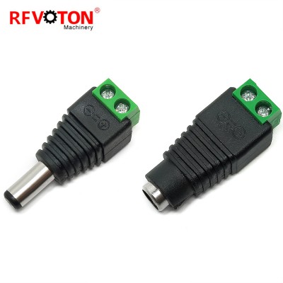 Copper 5.5*2.1mm A Pair  DC male female dc power jack  rf coaxial connector