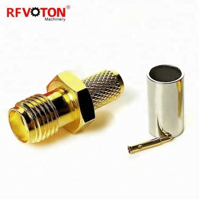 LMR200 Coaxial Cable SMA RP Female Crimping Connector Reverse SMA Jack Connector