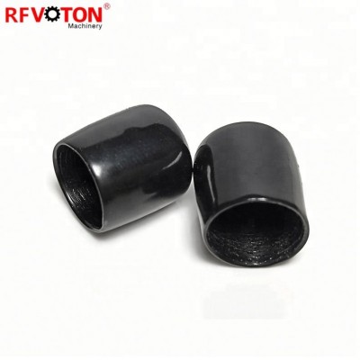 Black Plastics Dust Cap For N Female Jack Connector Universal Rohs Compliant Dust Cover