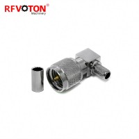 Stereo RF Coaxial Mini UHF plug/male 90 degree Connector For rg58 connector