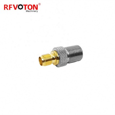 RF SMA Female/Jack Connector to F Female/Jack Adapter